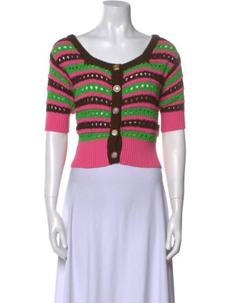 Andersson Bell Striped Scoop Neck Sweater