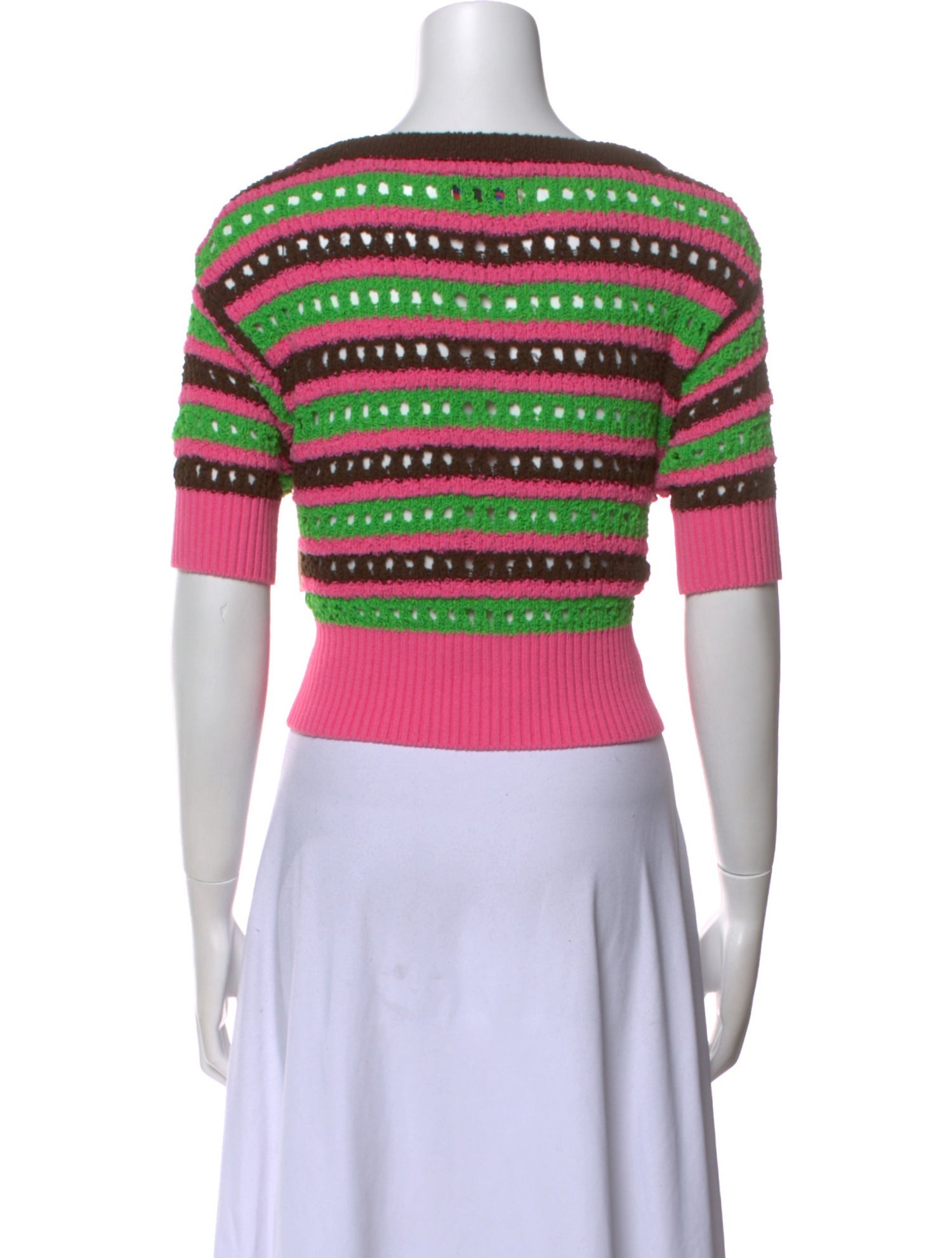 Andersson Bell Striped Scoop Neck Sweater