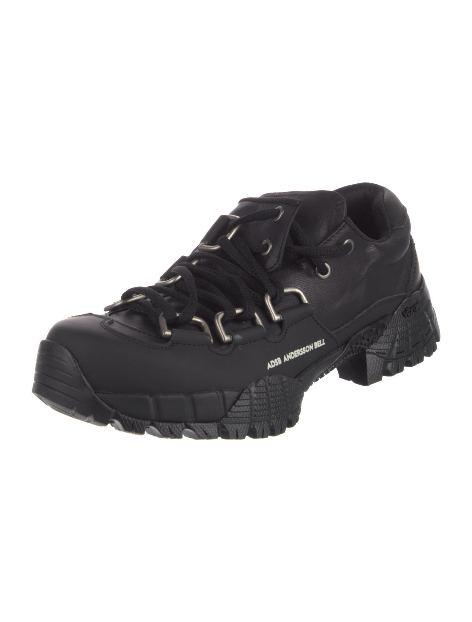 Andersson Bell Leather Graphic Print Athletic Sneakers