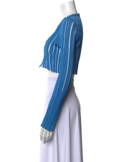 Andersson Bell V-Neck Long Sleeve Crop Top