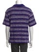 Andersson Bell Striped Collar Polo Shirt