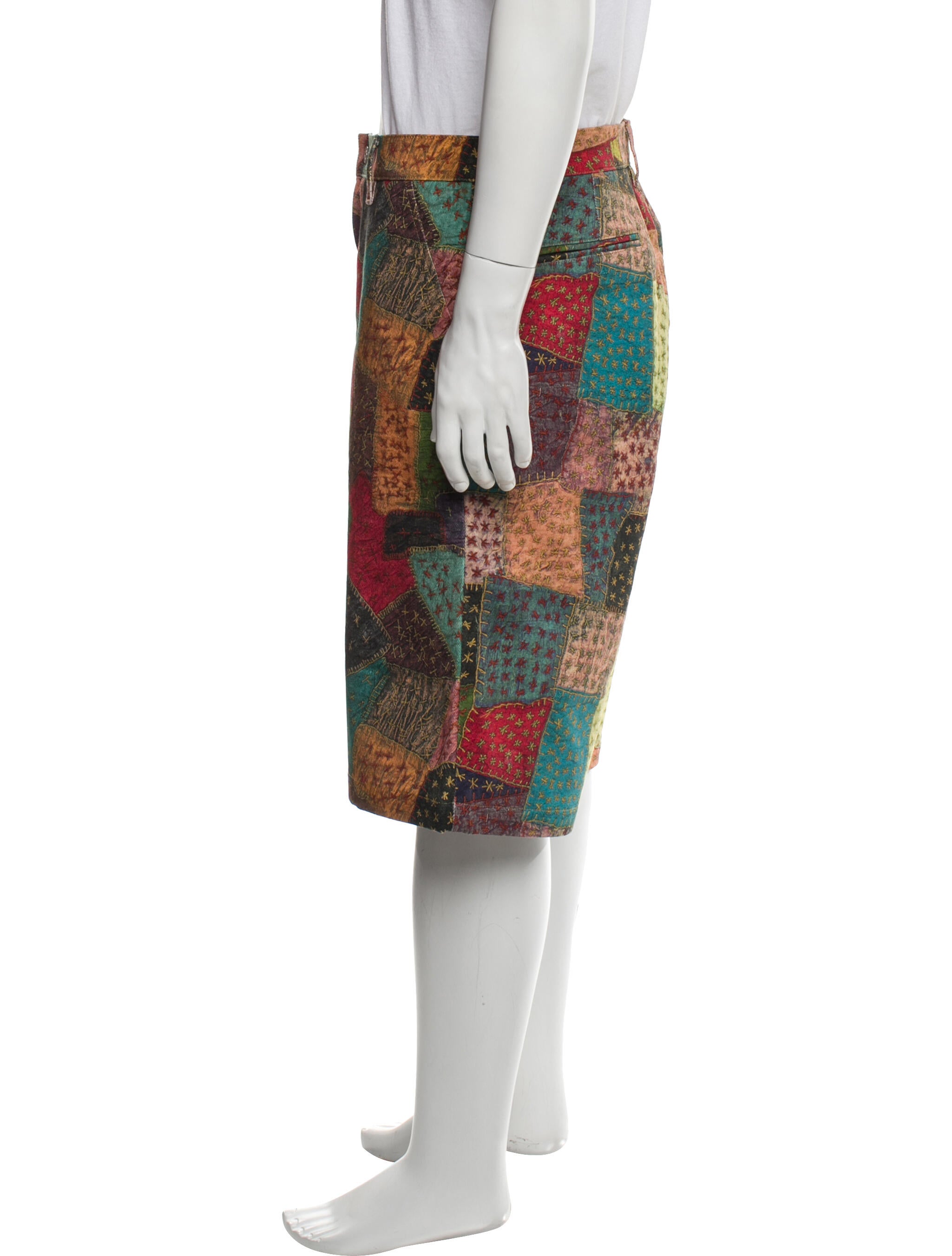 Andersson Bell Printed Flat Front Shorts