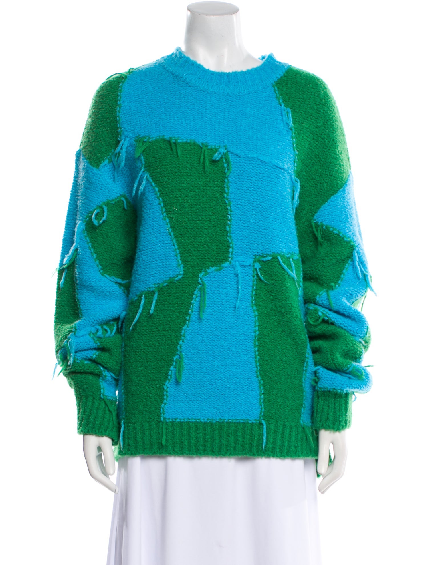 Andersson Bell Printed Mock Neck Sweater