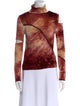 Andersson Bell Printed Turtleneck Sweatshirt