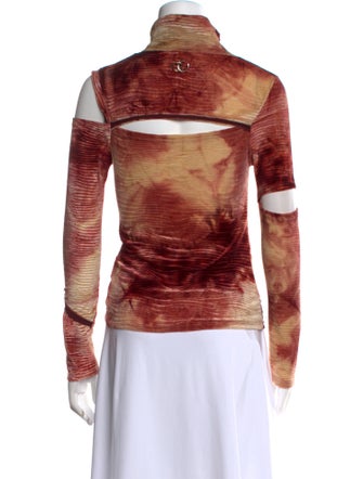 Andersson Bell Printed Turtleneck Sweatshirt