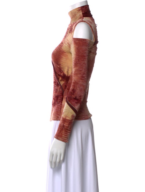 Andersson Bell Printed Turtleneck Top