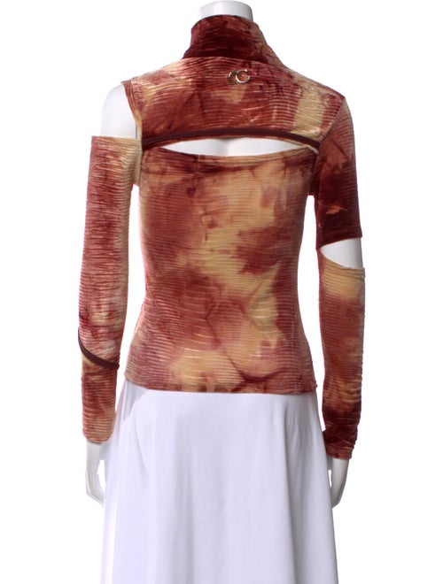 Andersson Bell Printed Turtleneck Top