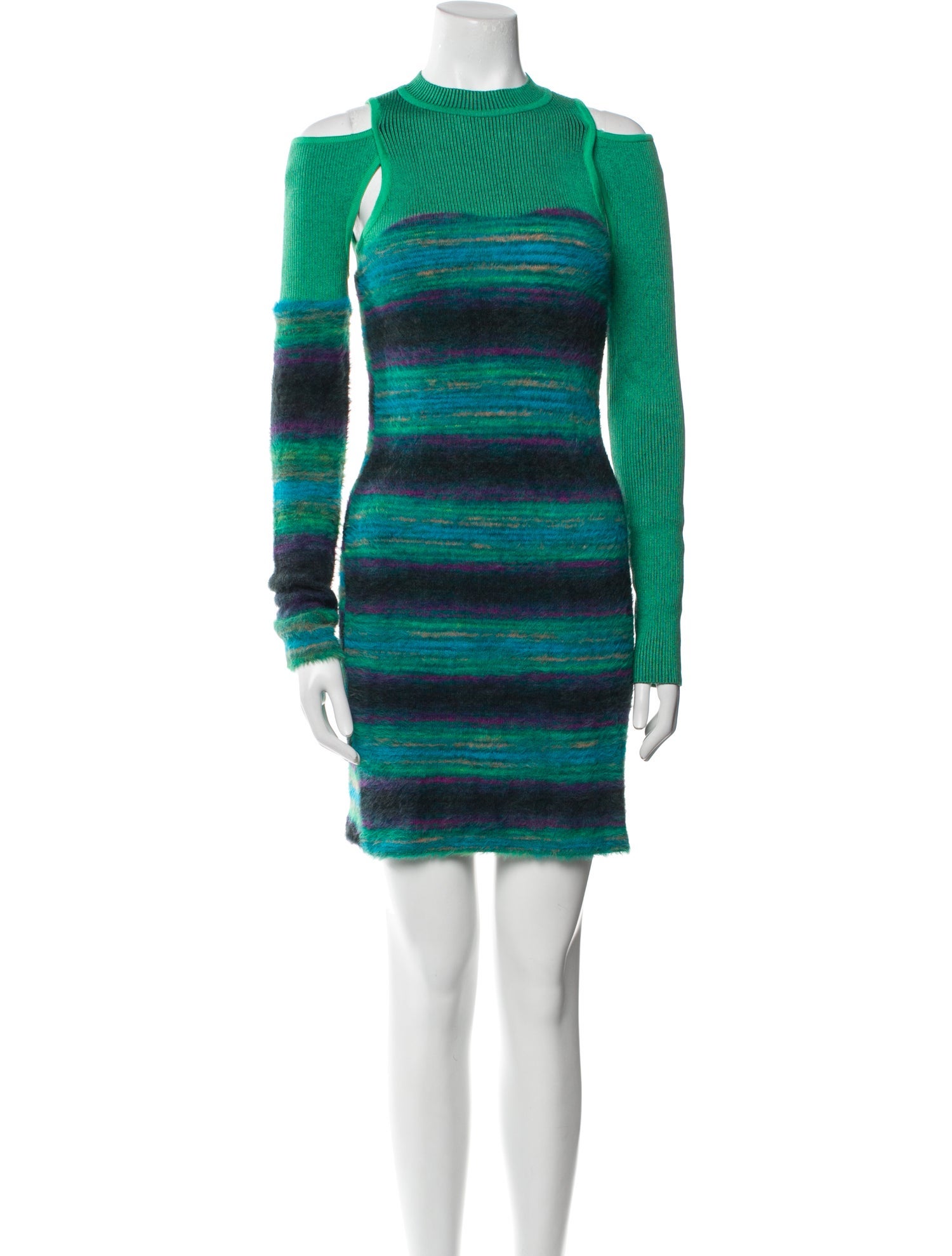 Andersson Bell Striped Mini Dress