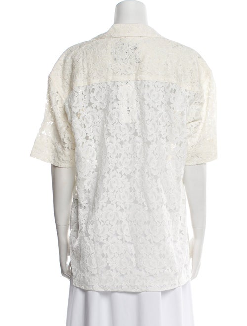 Andersson Bell Lace Pattern Mock Neck Tunic