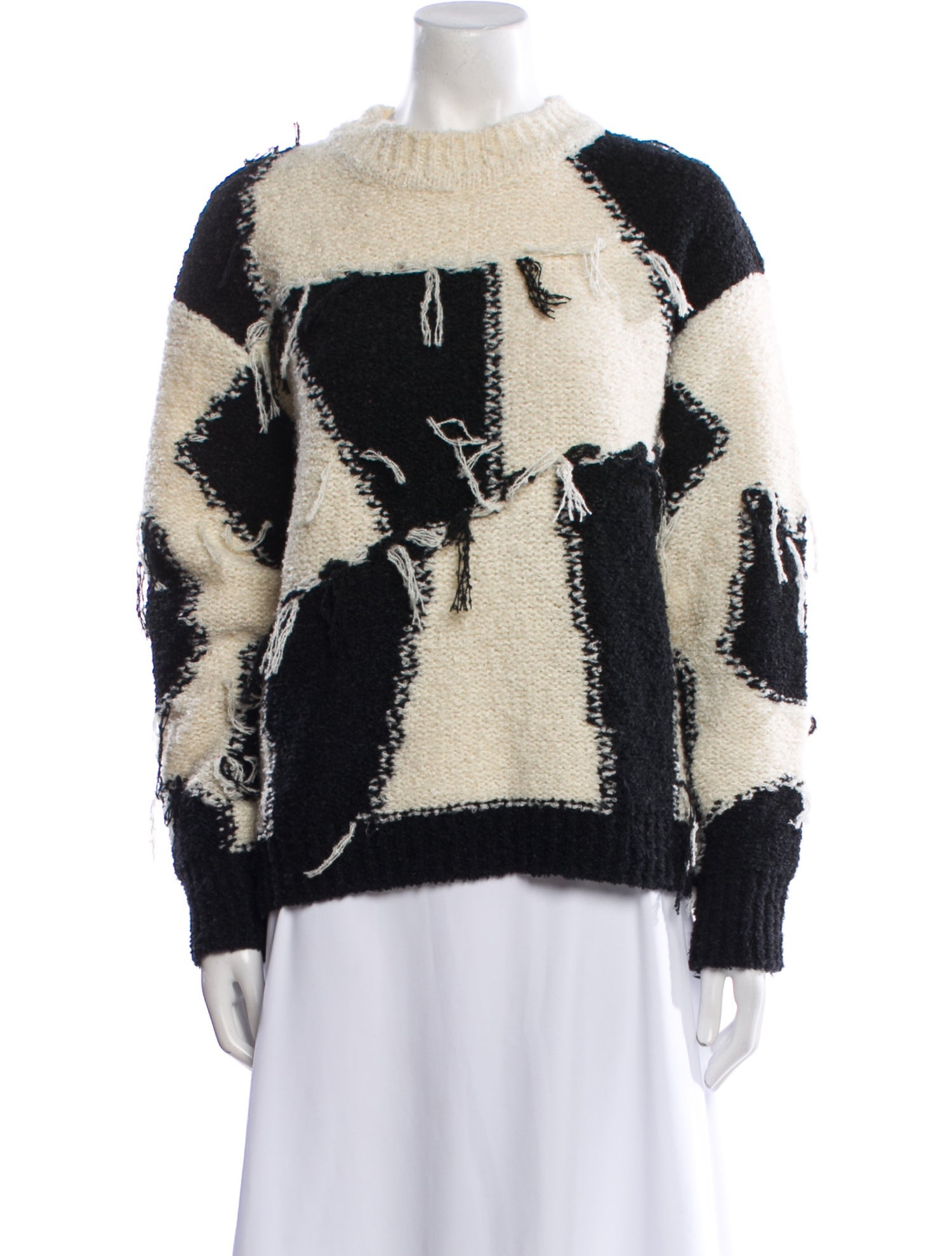 Andersson Bell Printed Mock Neck Sweater