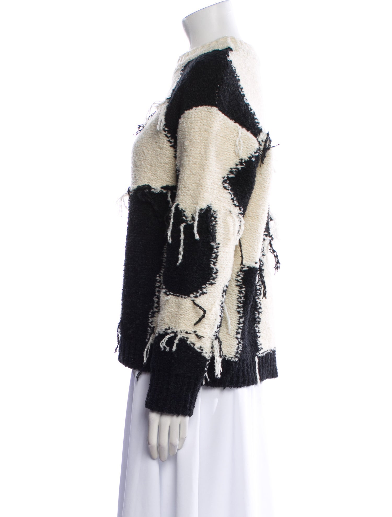 Andersson Bell Printed Mock Neck Sweater