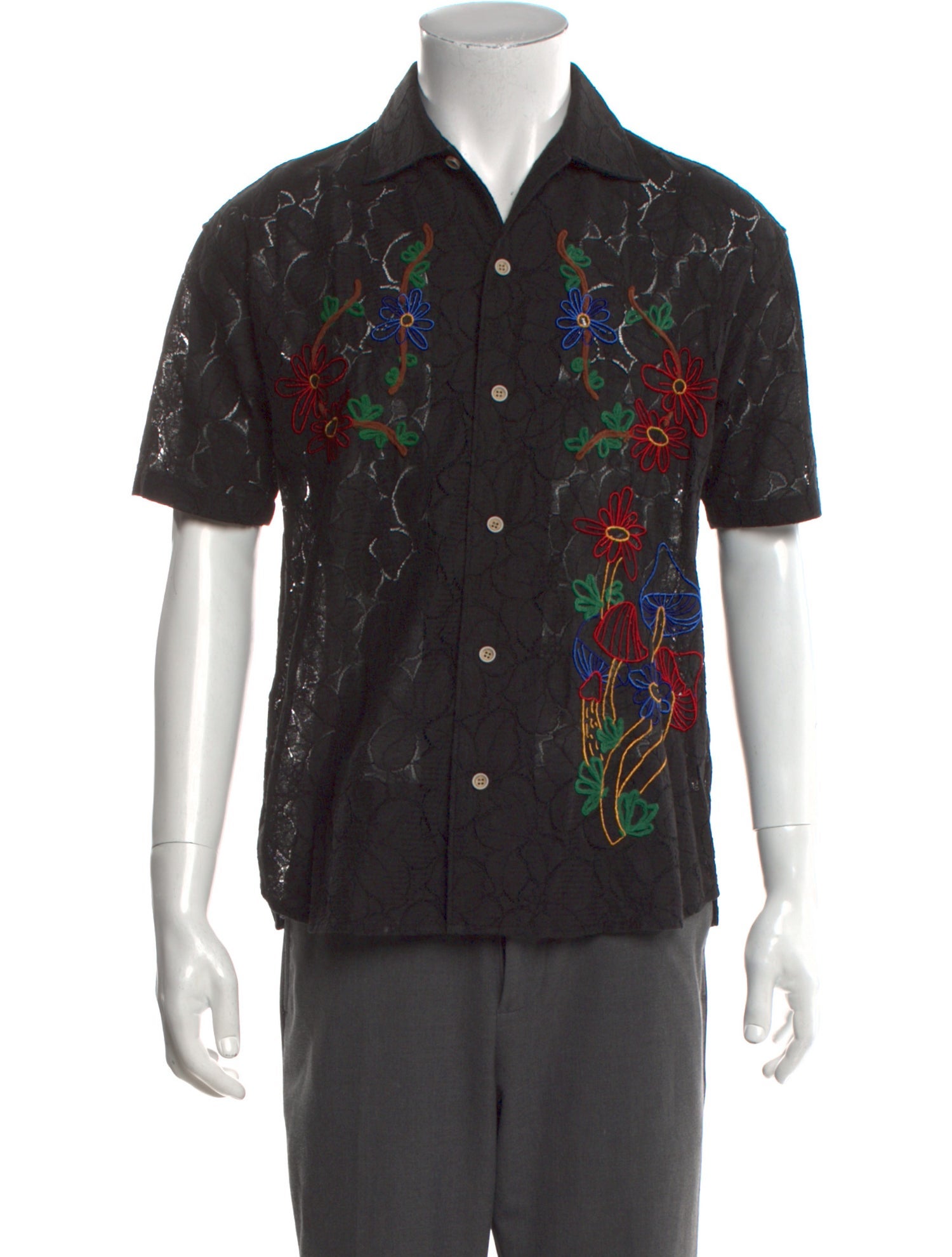 Andersson Bell Floral Print Short Sleeve Shirt