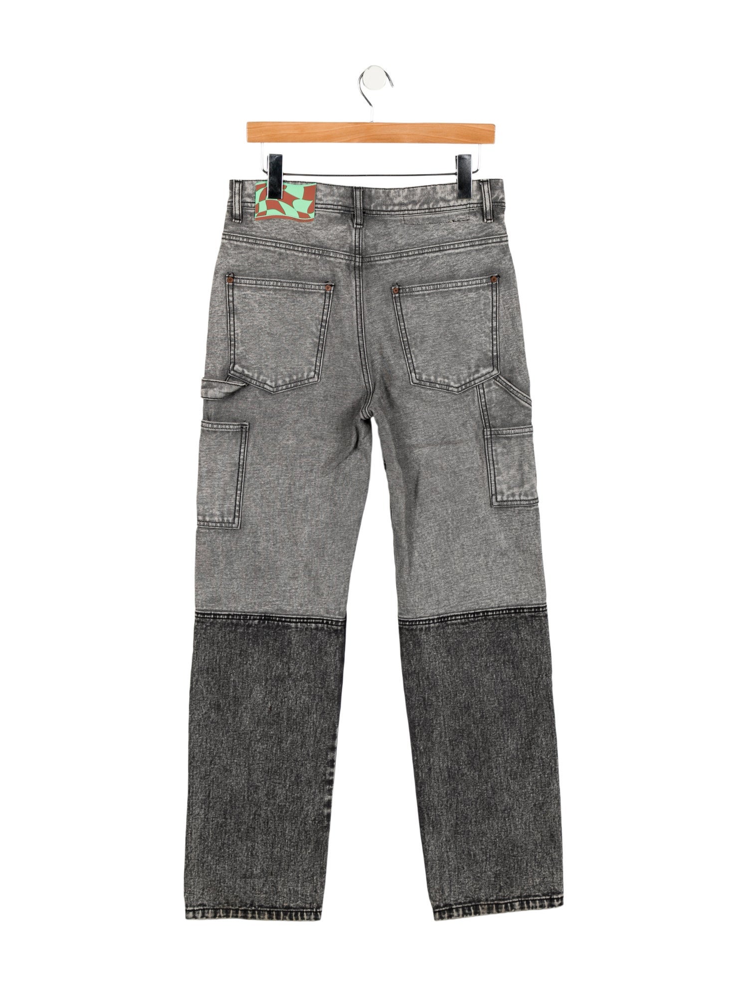 Andersson Bell Colorblock Pattern Straight Leg Pants