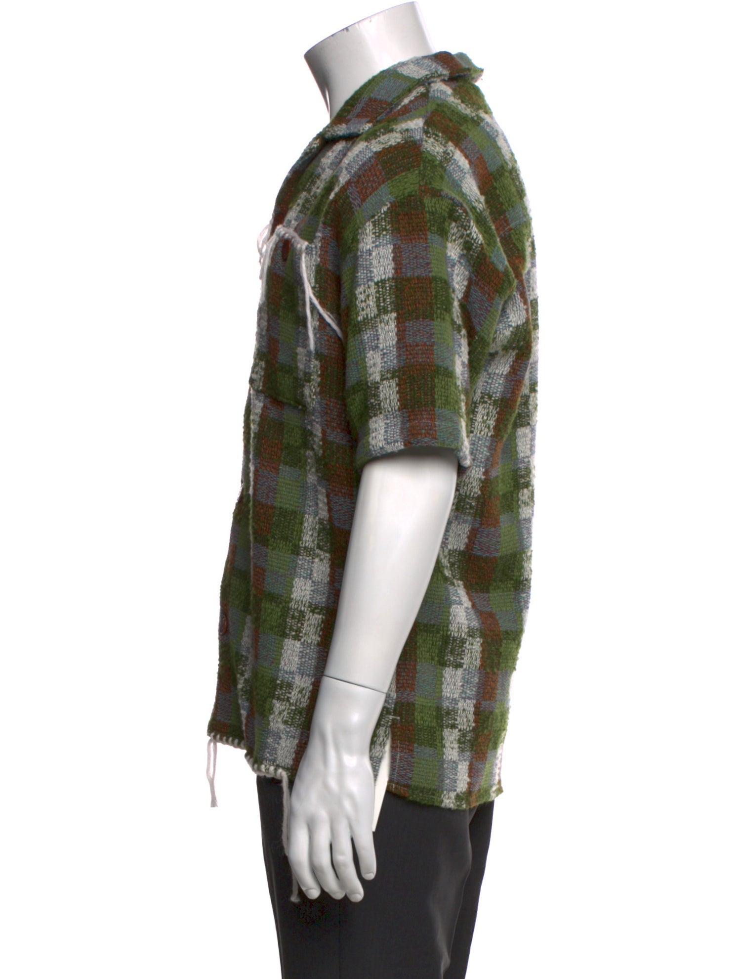 Andersson Bell Plaid Print Short Sleeve Shirt