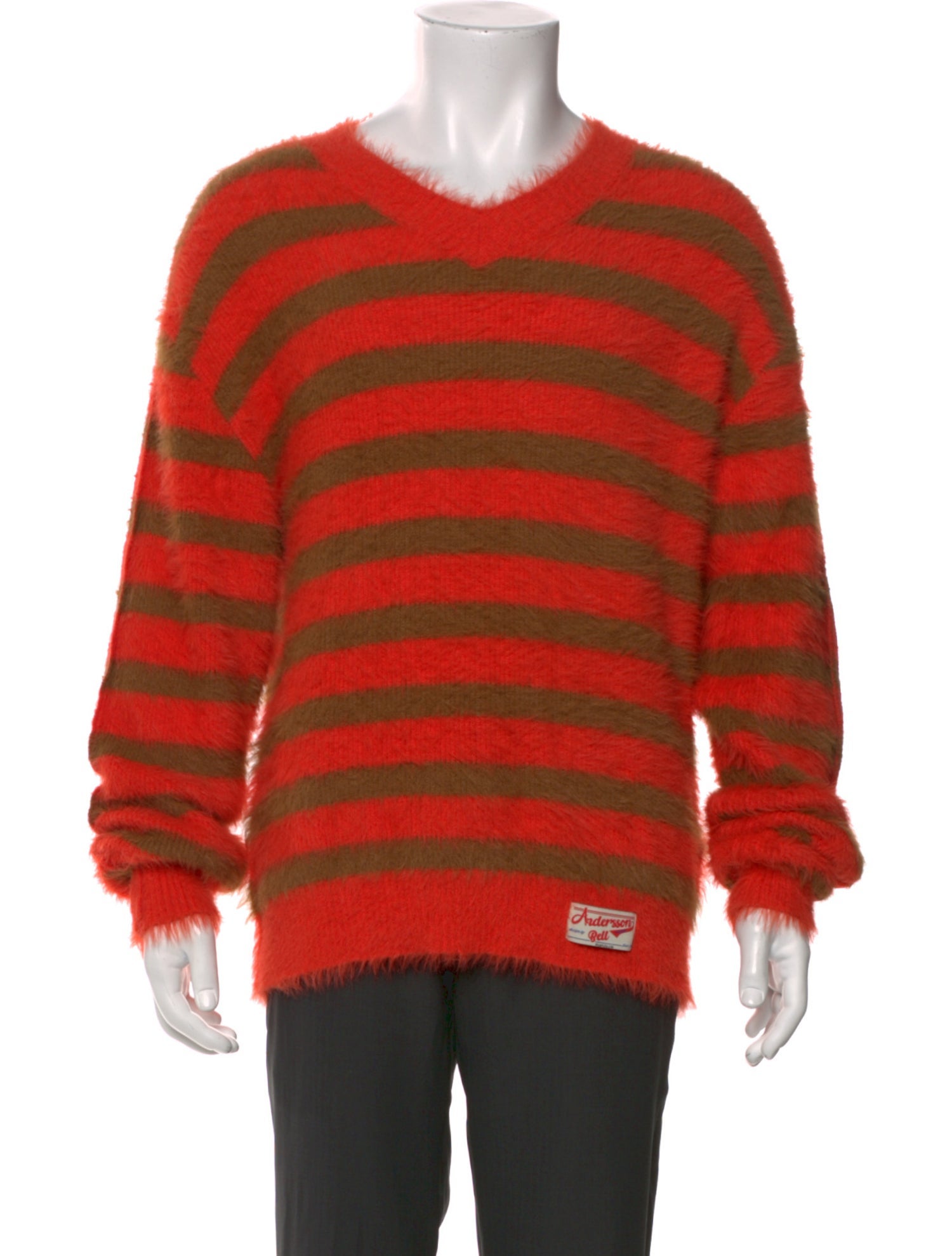 Andersson Bell Striped Crew Neck Pullover