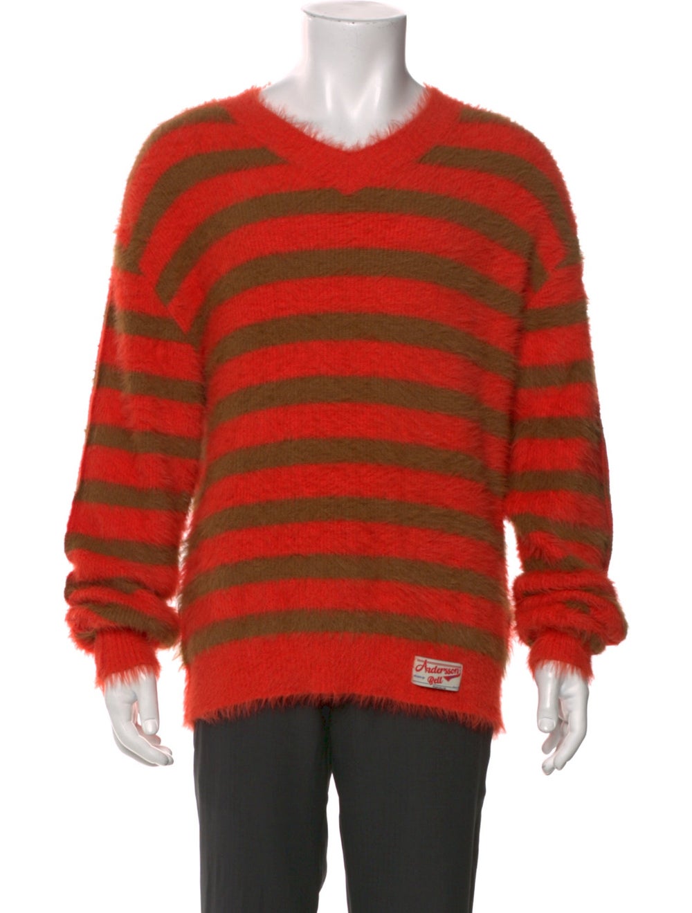 Andersson Bell Pullover Red Striped Long Sleeve - image 1