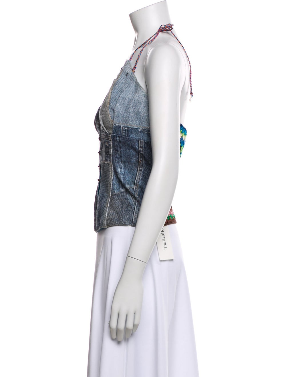 Andersson Bell Patterned Halterneck Top w/ Tags - image 2