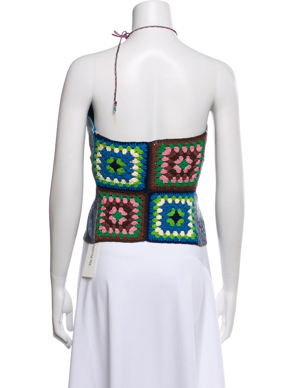 Andersson Bell Patterned Halterneck Top w/ Tags - image 3