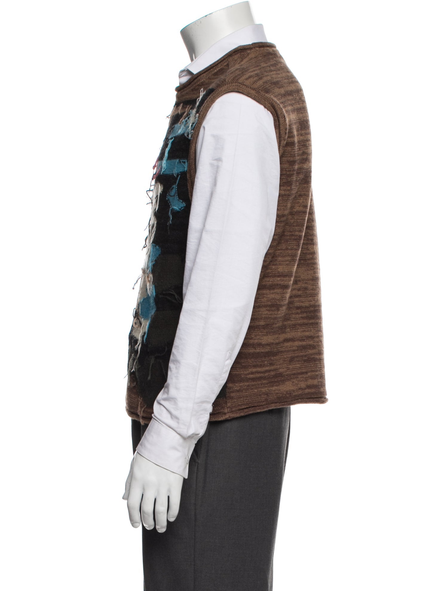 Andersson Bell Printed Crew Neck Sweater Vest