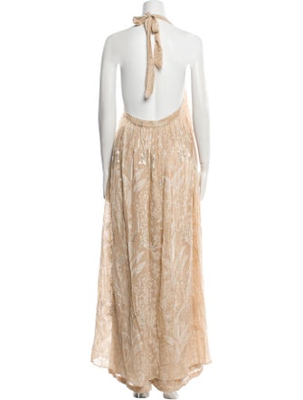 Anita Dongre Lace Pattern Sequin Embellishments Pant Set