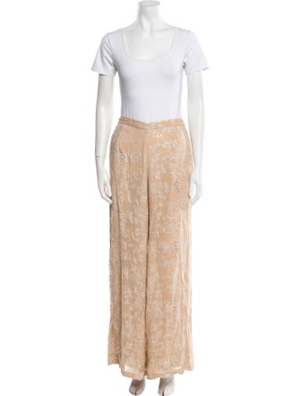 Anita Dongre Lace Pattern Sequin Embellishments Pant Set