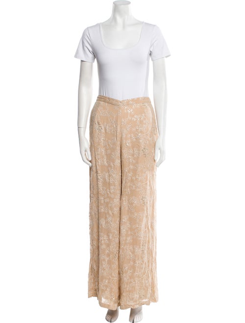 Anita Dongre Lace Pattern Sequin Embellishments Pant Set