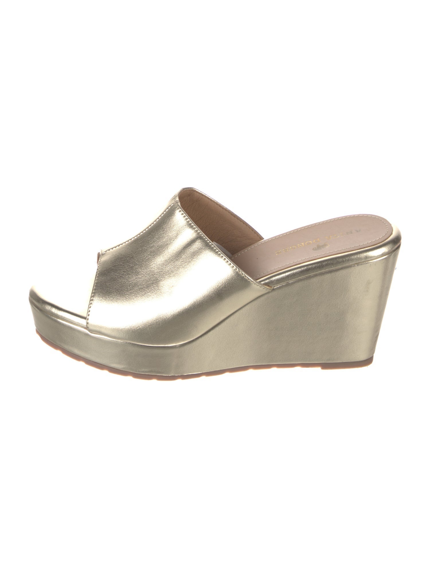 Anita Dongre Leather Slides