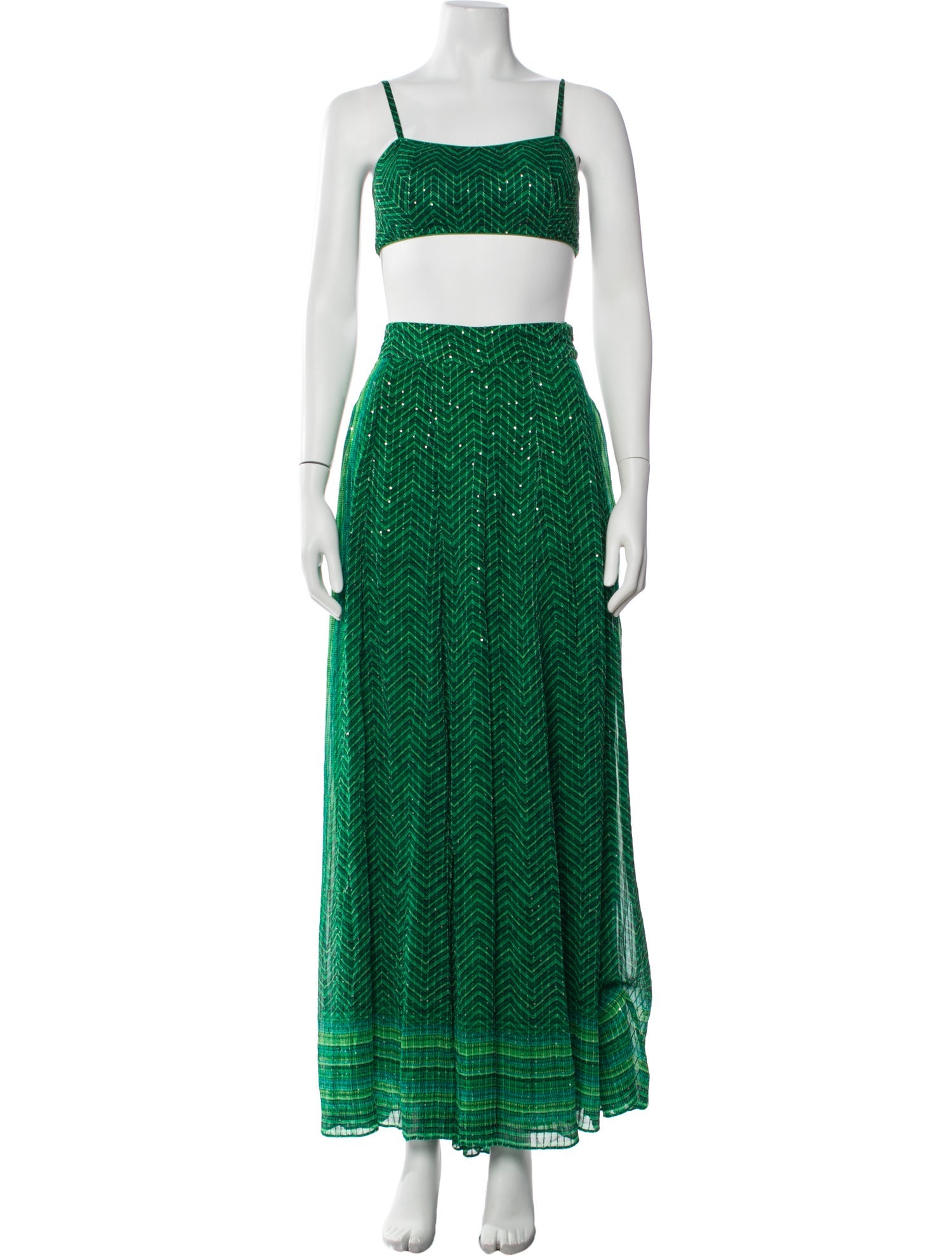 green emerald velvet dress Anita Dongre Trish Sherwani Sage Green