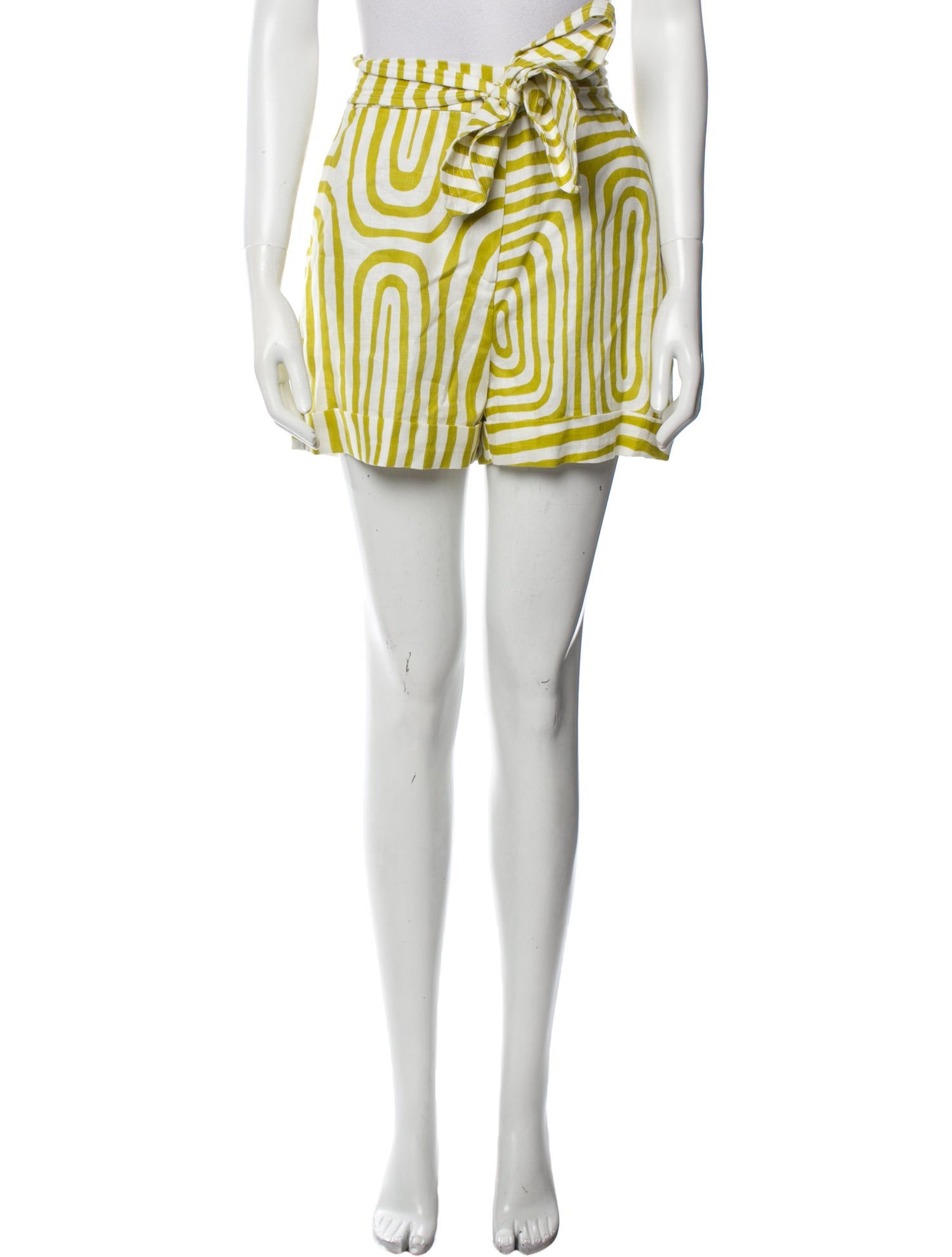 Andres Otalora Striped Mini Shorts w/ Tags