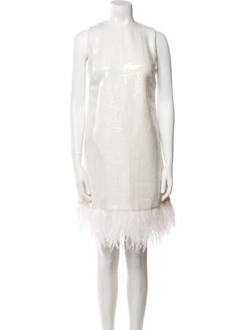 Andres Otalora Dresses Crew Neck Mini Dress S