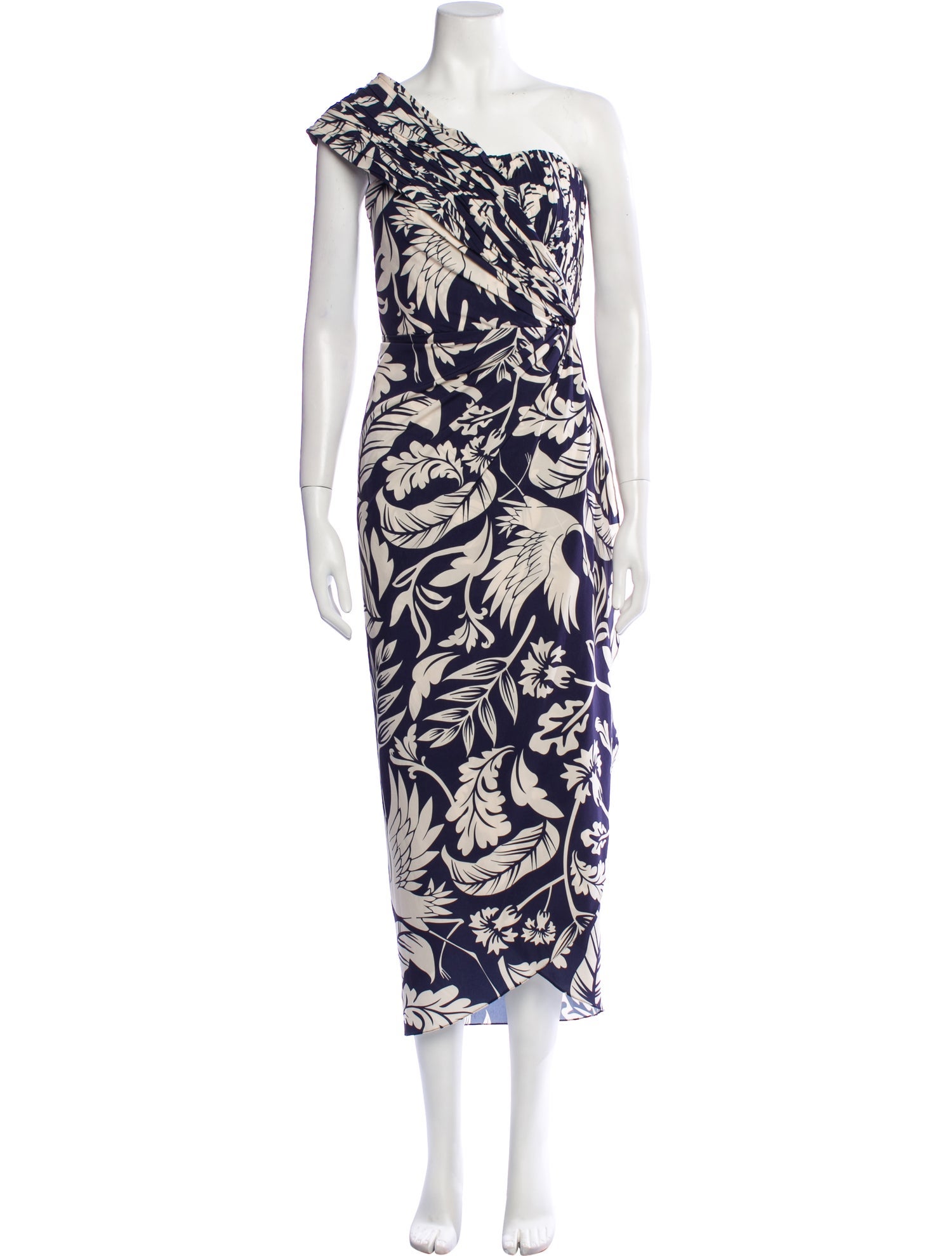Andres Otalora Floral Print Long Dress