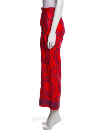 Andres Otalora Linen Wide Leg Pants