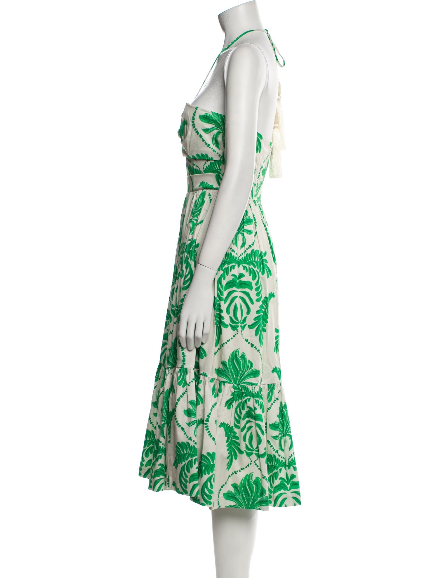 Andres Otalora Printed Knee-Length Dress w/ Tags