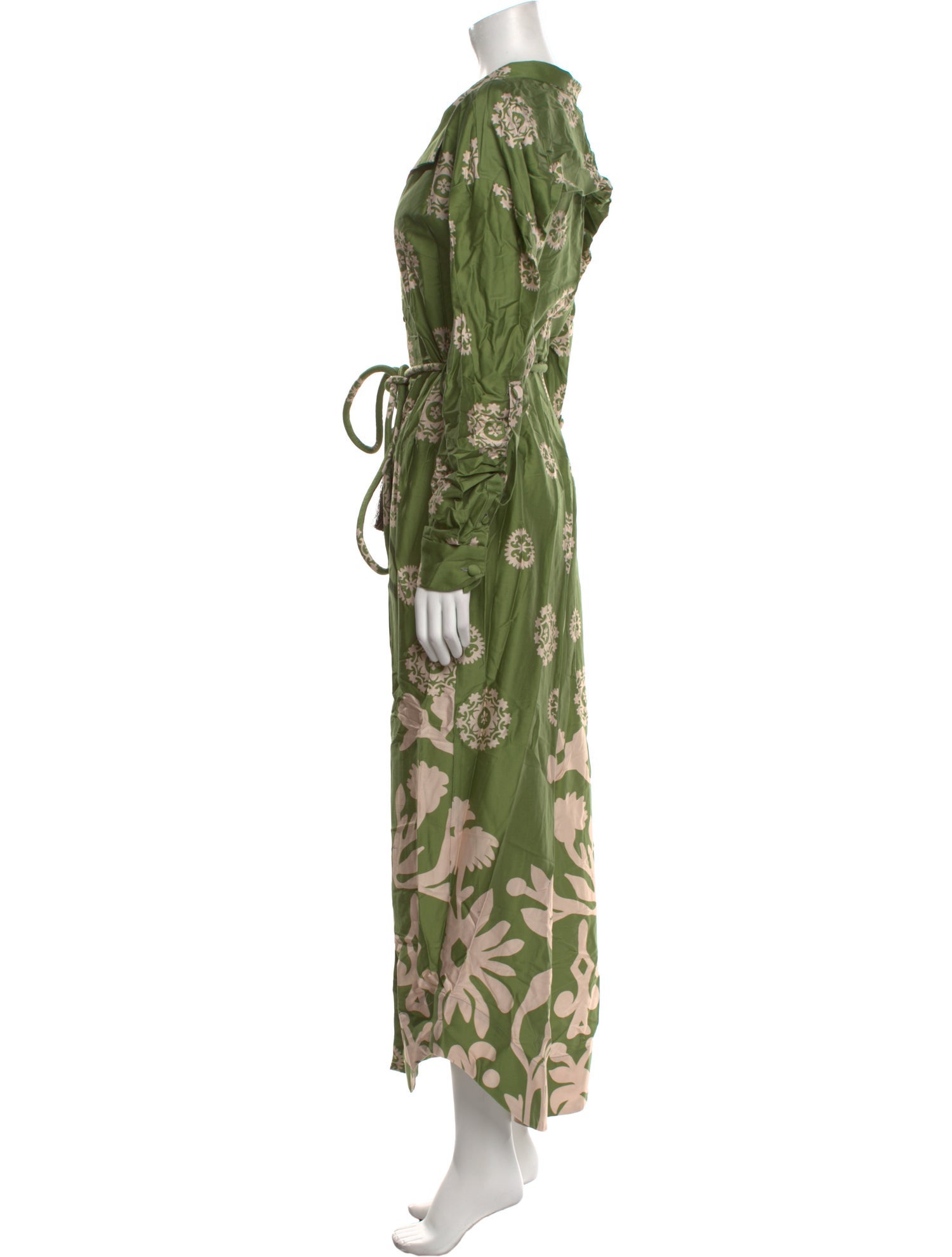 Andres Otalora Floral Print Long Dress w/ Tags