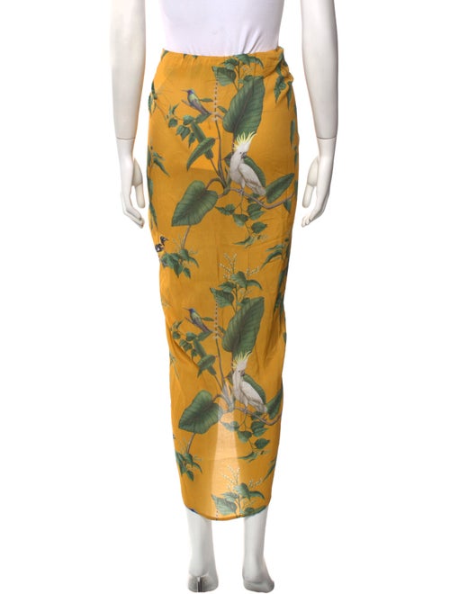 Andres Otalora Printed Midi Length Skirt