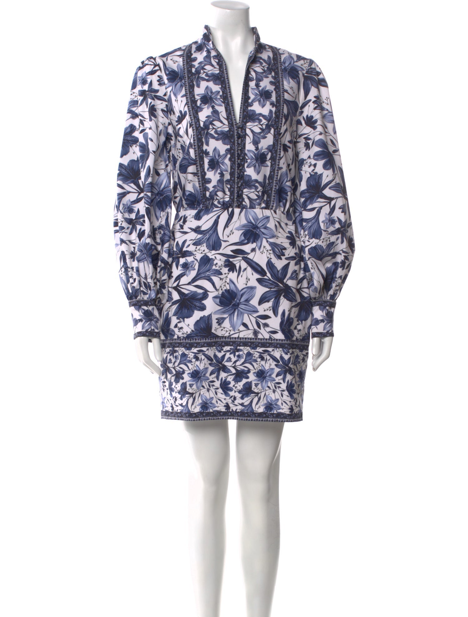 Andres Otalora Floral Print Mini Dress