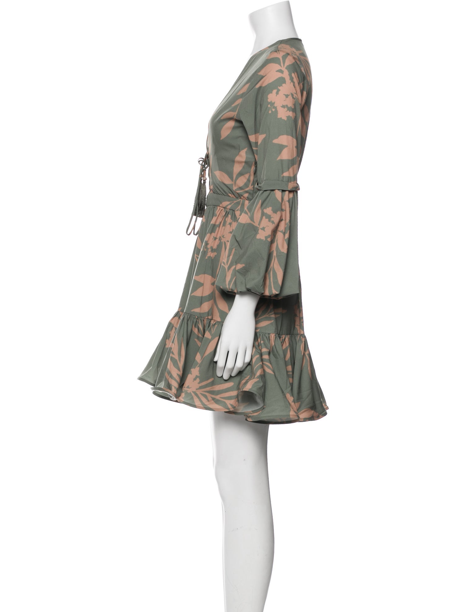 Andres Otalora Printed Mini Dress