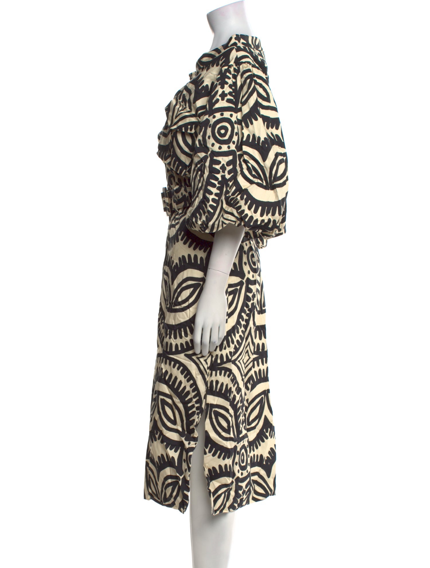 Andres Otalora Printed Midi Length Dress w/ Tags