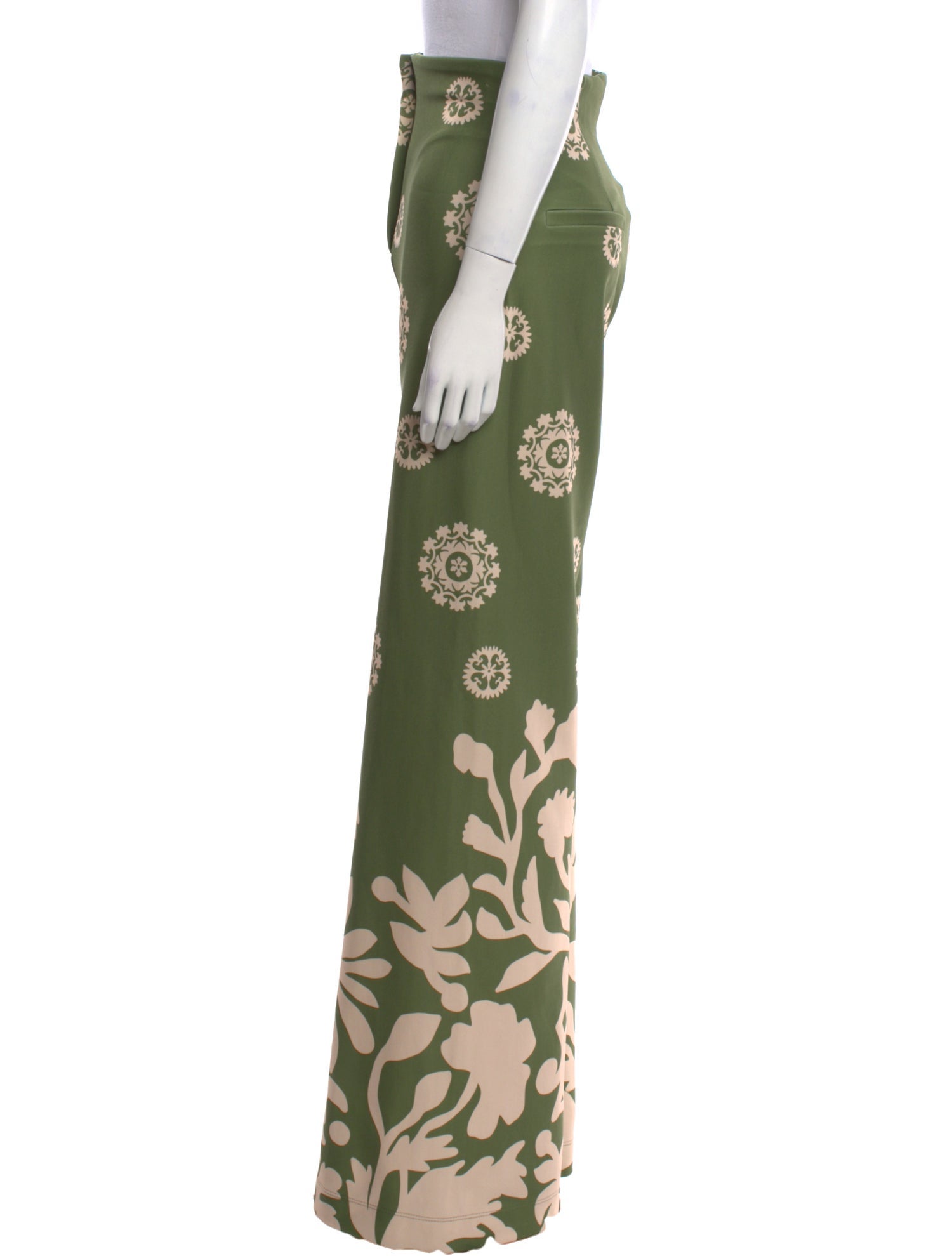 Andres Otalora Floral Print Wide Leg Pants w/ Tags