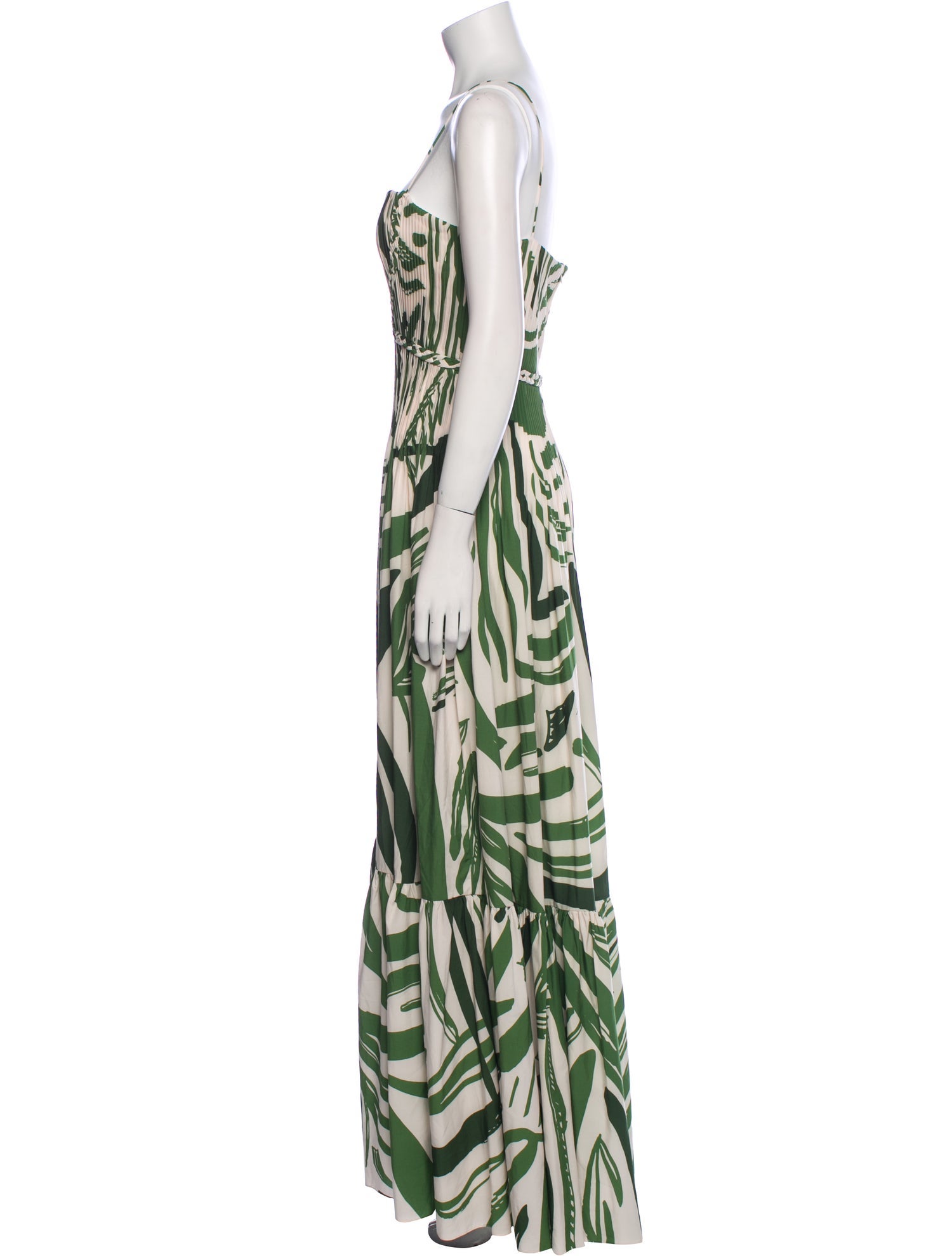 Andres Otalora Printed Long Dress