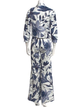 Andres Otalora Floral Print Jumpsuit