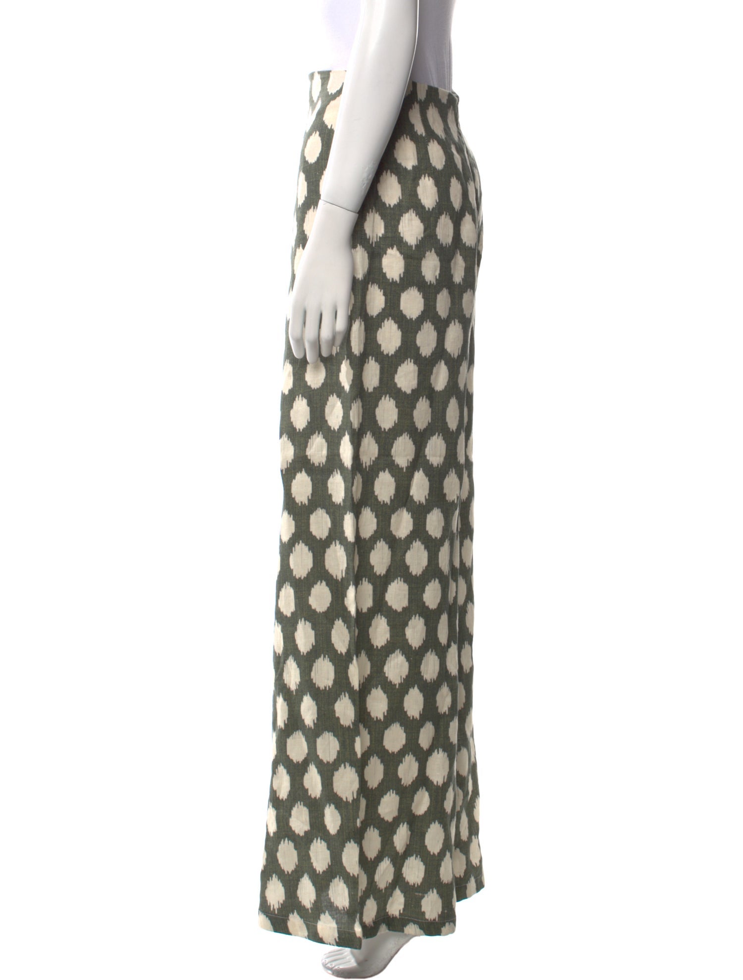 Andres Otalora Polka Dot Print Wide Leg Pants