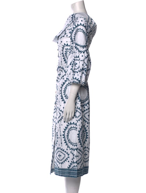 Andres Otalora Printed Midi Length Dress