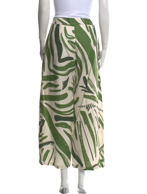 Andres Otalora Linen Wide Leg Pants