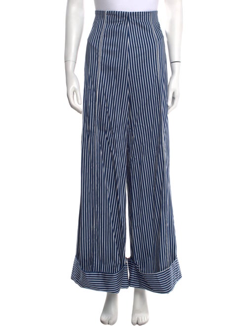 Andres Otalora Striped Wide Leg Pants