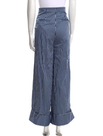 Andres Otalora Striped Wide Leg Pants