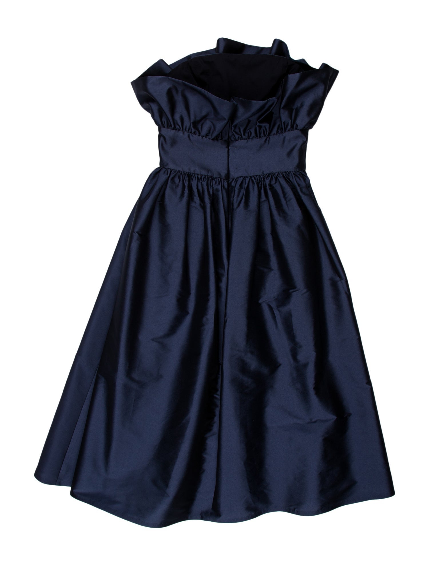 Andres Otalora Silk Knee-Length Dress