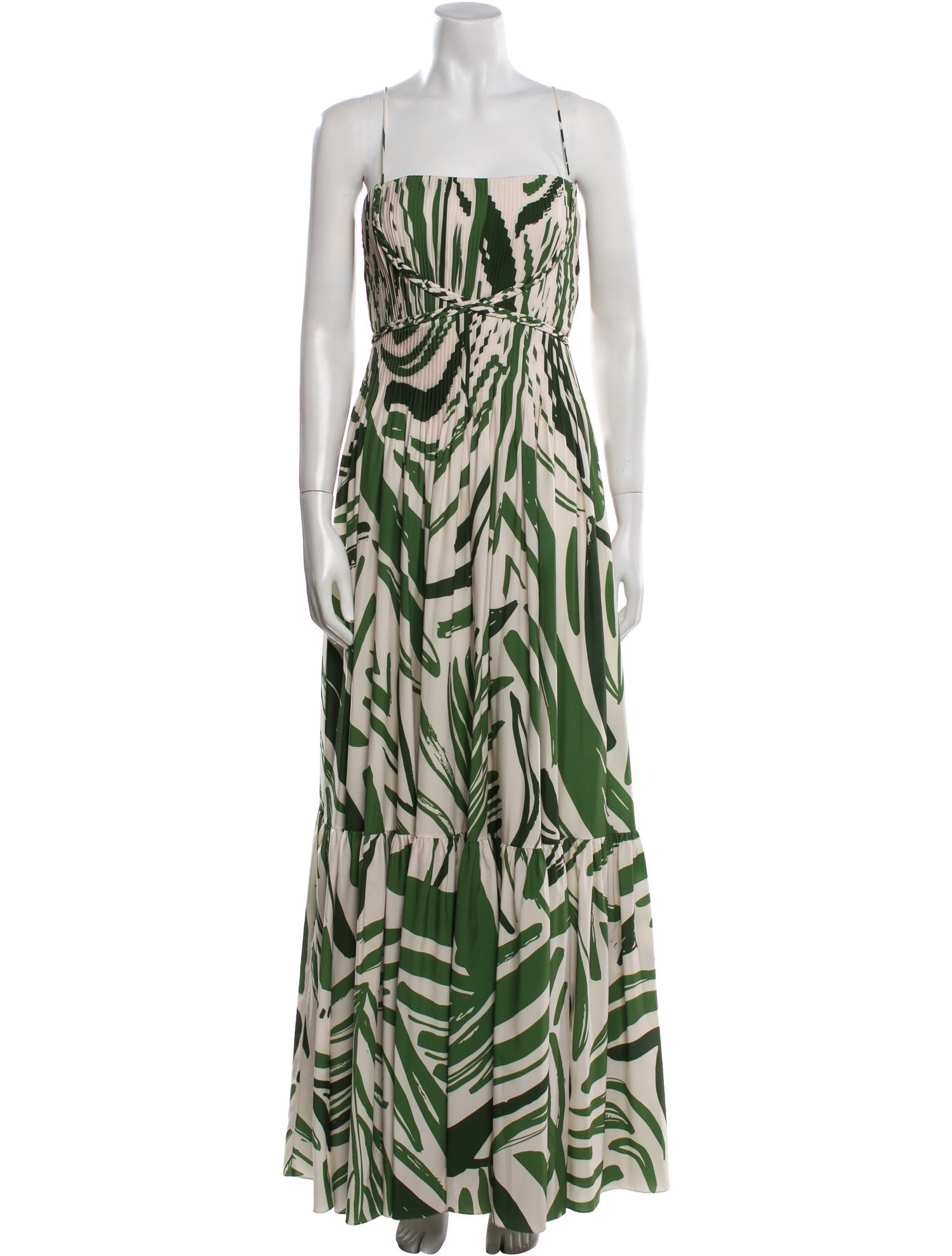 Andres Otalora Printed Long Dress
