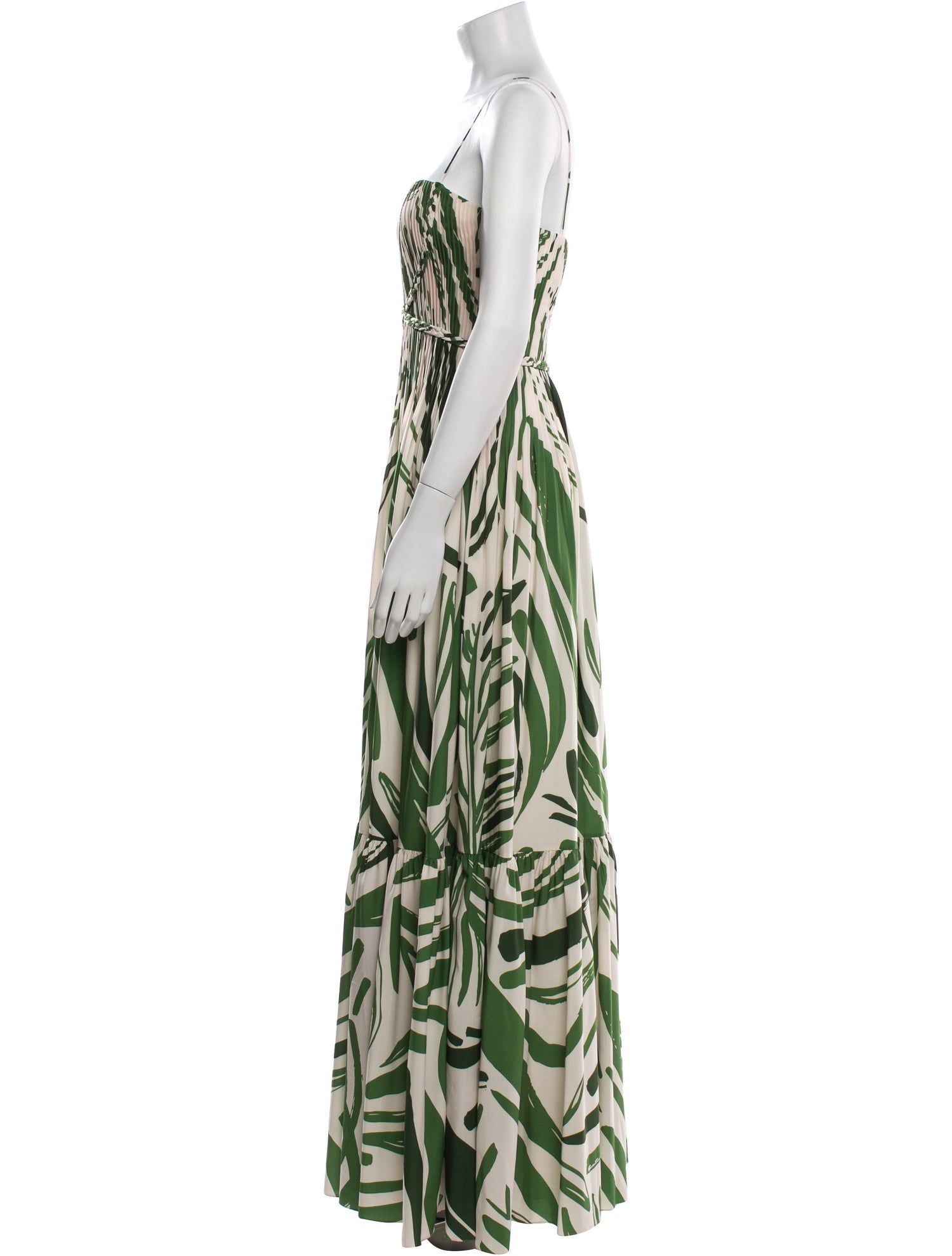 Andres Otalora Printed Long Dress