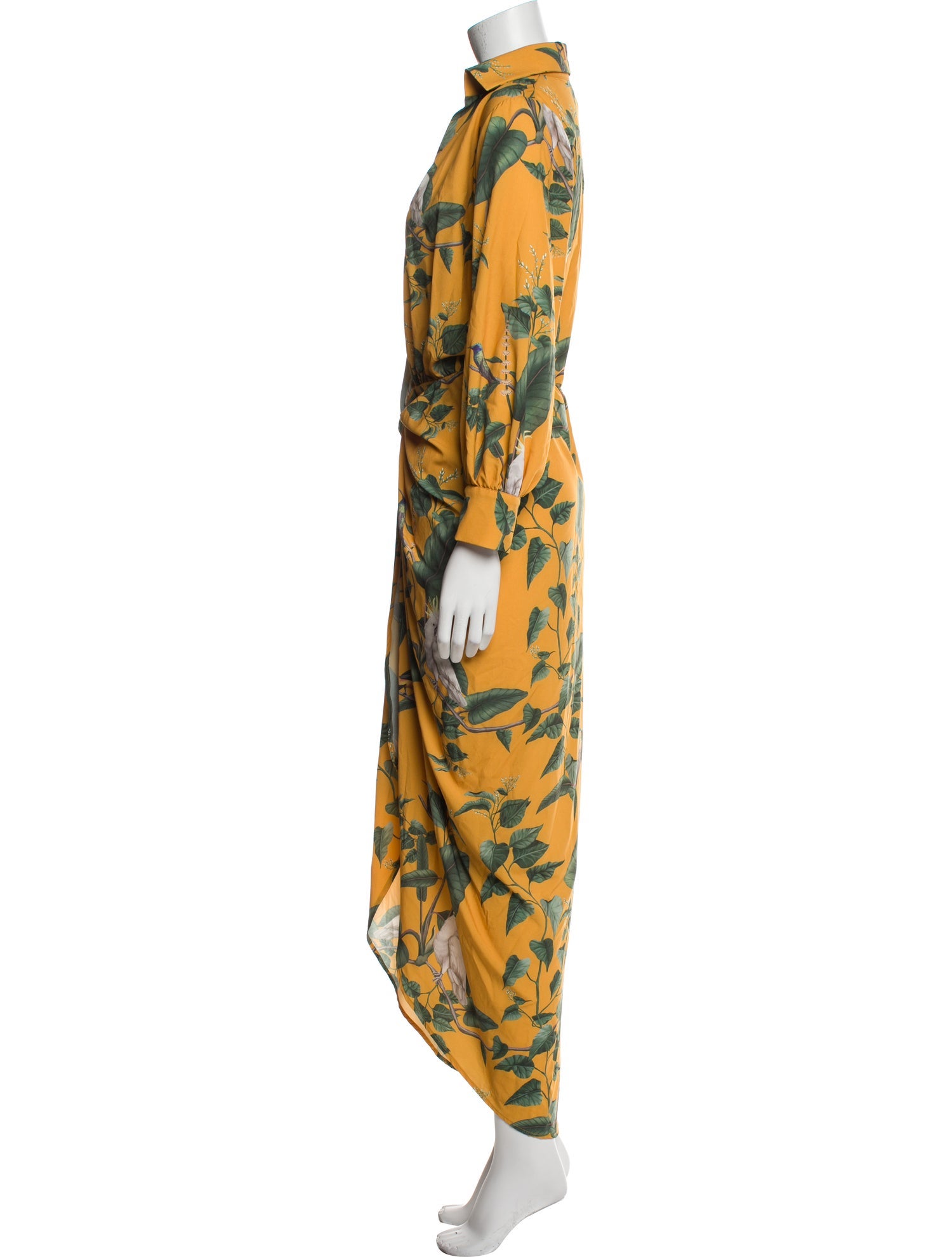 Andres Otalora Printed Long Dress w/ Tags